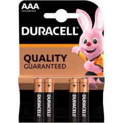 Батерия алкална Duracell LR03/AAA Basic 4 бр в опаковка