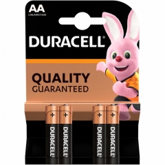 Батерия алкална Duracell LR6/AA Basic 4 бр. в опаковка
