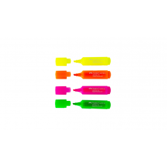 Текст маркери Faber Castell 4 цвята NEON