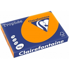 Копирна хартия Trophee наситено оранжево A4 80 гр. 100 л