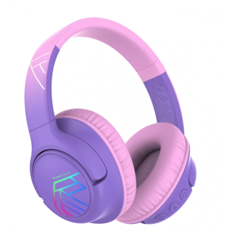 Слушалки за деца PowerLocus Bobo Kids Purple