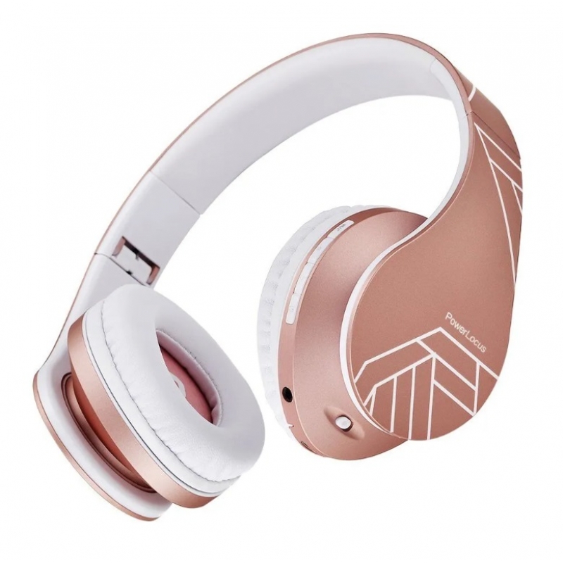 Слушалки PowerLocus P2 Bluetooth розово злато | Слушалки и микрофони | Компютърни аксесоари