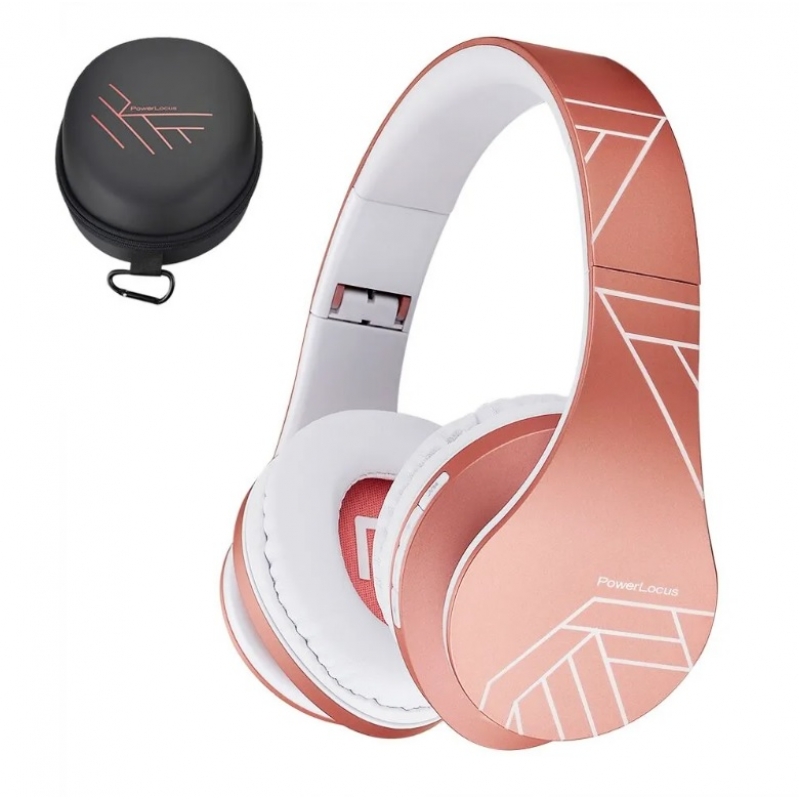 Слушалки PowerLocus P2 Bluetooth розово злато | Слушалки и микрофони | Компютърни аксесоари
