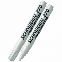 Перманентен маркер Schneider Maxx 270 бял объл връх
