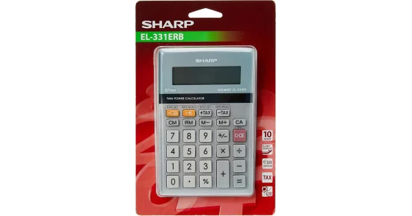 Sharp El331 SHARP Калкулатор 10 разряда EL-331ERB с опция преобразуване на валута в ...