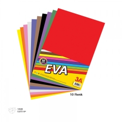 Крафт хартия Eva Foam 10 цвята 30x20 см