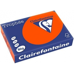 Копирна хартия Trophee наситено оранжево A4 80 гр. 100 л, 1873