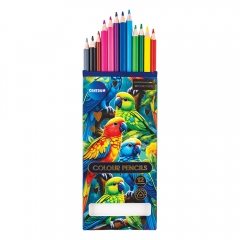 Цветни моливи Centrum Parrot 12 цвята дълги 89152