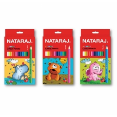 Цветни моливи в джъмбо размер Nataraj 12бр