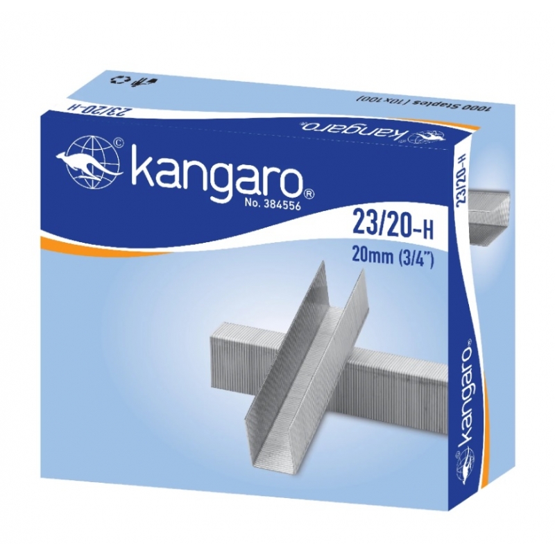 Телчета за телбод 23/20 Kangaro оп.1000 | Телчета за телбод | АКСЕСОАРИ ЗА БЮРО