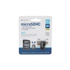 Карта памет Platinet 4в1 Micro SDHC 32 GB