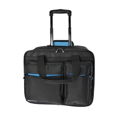 Чанта за лаптоп Monolith 15,6 инча Blueline с колелца черен/син 3317