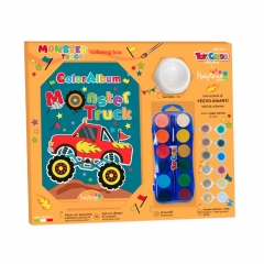Кутия за оцветяване на Monster Truck, Toy Color - 4017