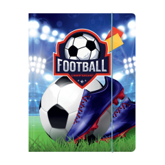 Max папка с ластик А4 лукс 600гр. FOOTBALL