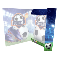 Max папка с ластик А4 лукс 600гр. FOOTBALL