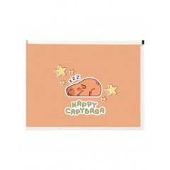 Папка с цип и дъно 30мм Capybara, във формат А4, 74212