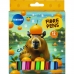 Флумастри Capybara 12 цвята 80125 | Флумастри, пастели, моливи | ПРОДУКТИ ЗА УЧЕНИКА