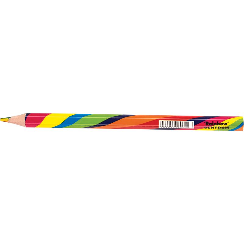 Цветен молив Jumbo Rainbow 4 цвята, Centrum, 80328 | Флумастри, пастели, моливи | ПРОДУКТИ ЗА УЧЕНИКА