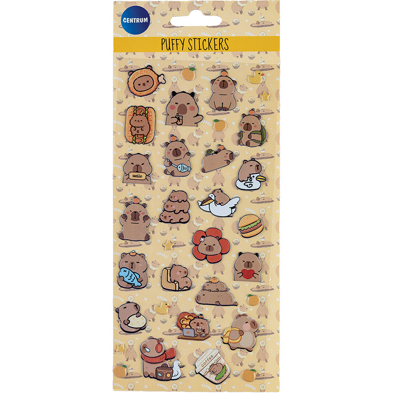 Стикери за декорация Centrum, Capybara, 81270 | Ученически аксесоари | ПРОДУКТИ ЗА УЧЕНИКА