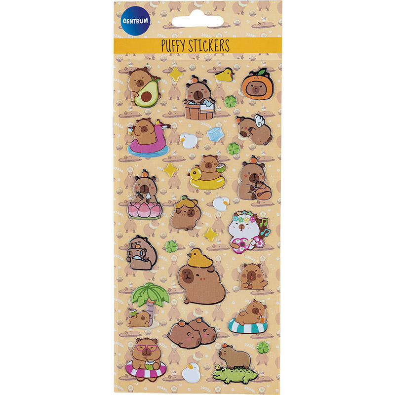 Стикери за декорация Centrum, Capybara, 81270 | Ученически аксесоари | ПРОДУКТИ ЗА УЧЕНИКА