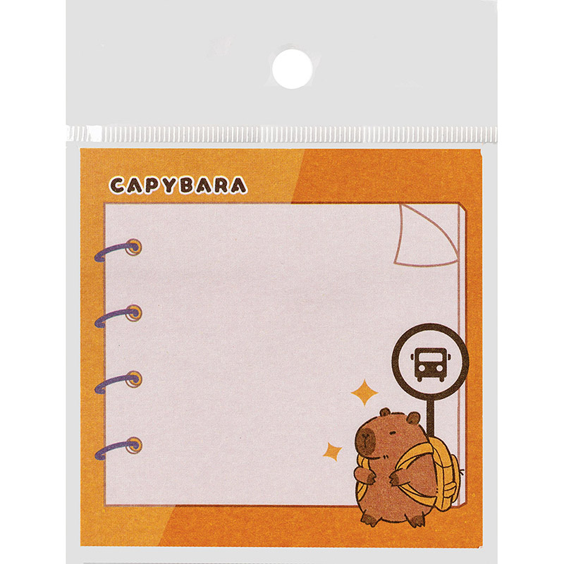 Самозалепващи лисчета 80/80мм Centrum, Capybara, оп.50, 81276 | Ученически аксесоари | ПРОДУКТИ ЗА УЧЕНИКА