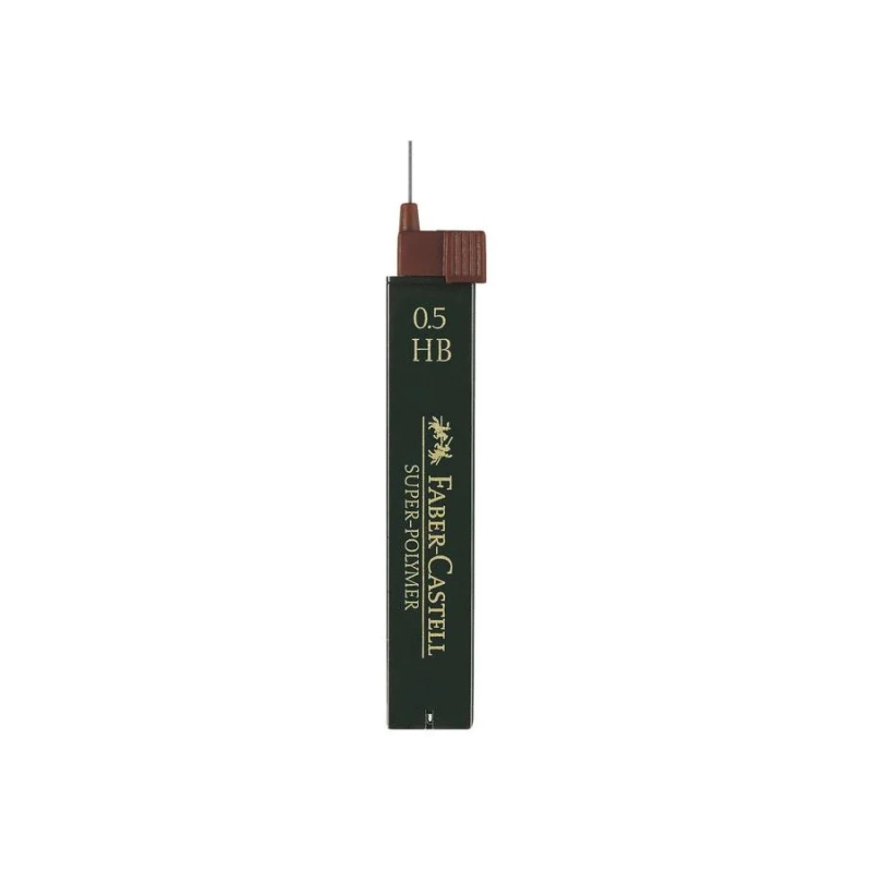 Графити за автоматичен Faber Castell Super-Polymer, 0.5 mm, HВ, 12 броя | Автоматични моливи и графити | ПИШЕЩИ СРЕДСТВА