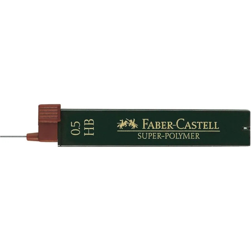 Графити за автоматичен Faber Castell Super-Polymer, 0.5 mm, HВ, 12 броя | Автоматични моливи и графити | ПИШЕЩИ СРЕДСТВА