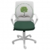 Детски работен стол Fly White Green Tree