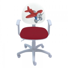 Детски стол Smart White Red Plane