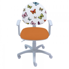 Детски стол Smart White Butterfly