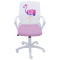 Детски работен стол Fly White Flamingo Flower