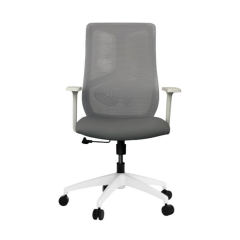 Ергономичен работен стол STAR WHITE CHROME