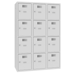 Детски метален шкаф Malow MSUS 434 S 1200/500/1450 с 12 врати