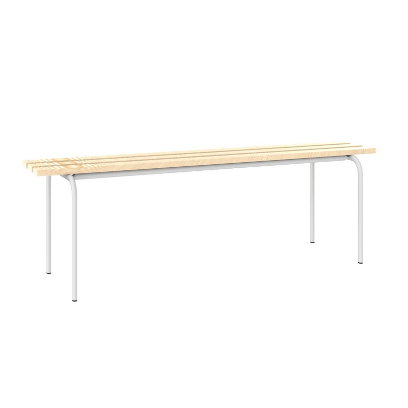 Единична пейка LO 12 - RAL 7035 Light grey MALOW