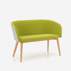 Двуместно кресло Naudu Wood Legs