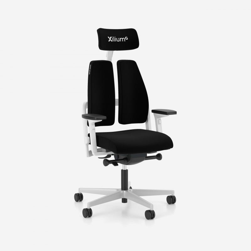 Ергономичен геймърски стол XiliumG Black&White | Геймърски столове | ОФИС СТОЛОВЕ