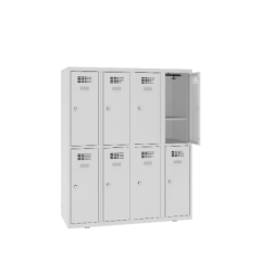 Детски метален гардероб с 8 отделения с рафт Malow MSus 342 S 1200/500/1450 h mm