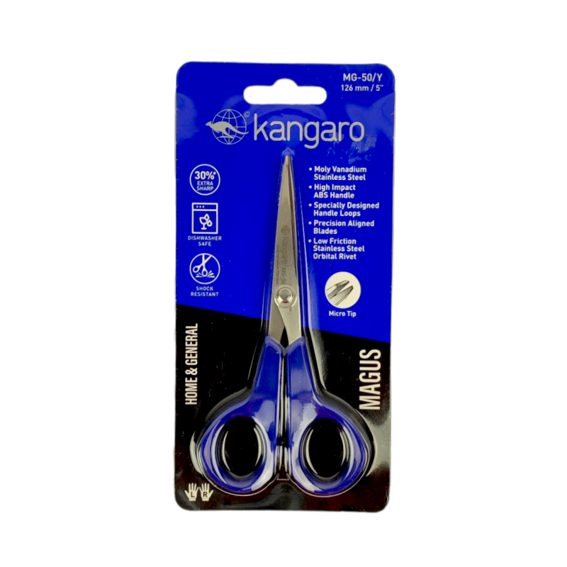 Ножица Kangaro MG-50/Y | Ножици и макетни ножове | АКСЕСОАРИ ЗА БЮРО