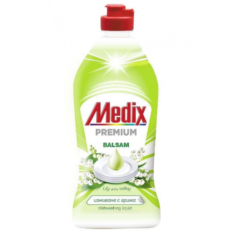 Препарат за миене на съдове Medix Beauty Balsam, момина сълза, 415 ml, зелен | Почистващи препарати | ПОЧИСТВАНЕ И ПОДДРЪЖКА
