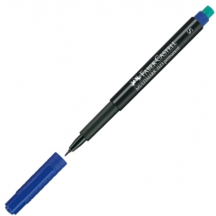 Перманентен тънкописец Faber Castell OHP S, син