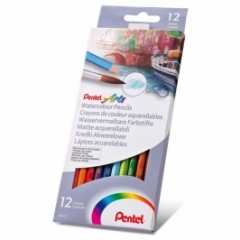 Цветни моливи  Pentel Arts акварел 12цв