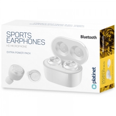 Спортни слушалки Platinet PM1085  Bluetooth 5 , бели
