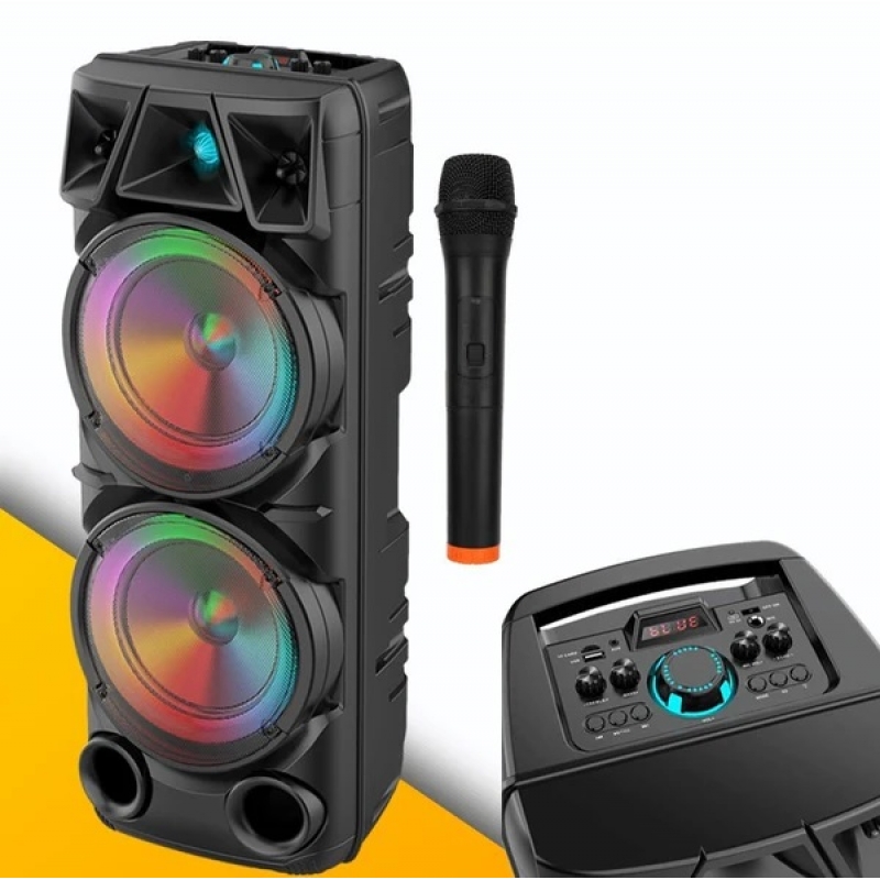 Тонколона + микрофон Bluetooth PZX ZQS8210 | Тонколони | Компютърни аксесоари