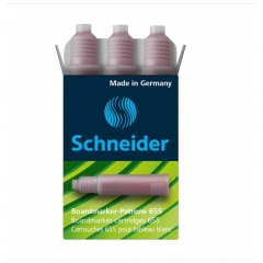 Патрон за борд маркер Schneider Еco 110, модел 655 червен- 3 броя в опаковка
