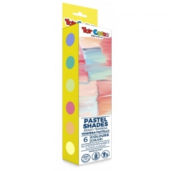 Темперни бои Toy Color 6 цвята пастел