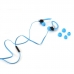 Спортни слушалки Platinet PM1070BL In-Ear Earphones с микрофон + лента за ръка за смартфон - сини | Слушалки и микрофони | Компютърни аксесоари