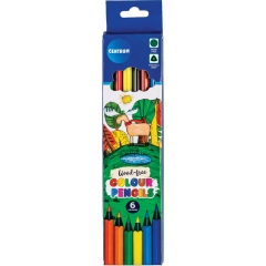Цветни моливи 6 цвята Centrum Girafe 86140