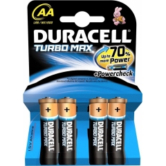 Батерии Duracell Turbo Max AA 4бр.