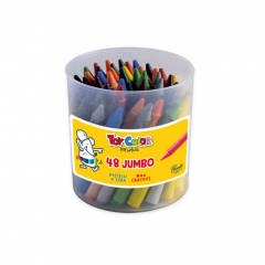 Восъчни пастели Toy Color Jumbo 48 бр.
