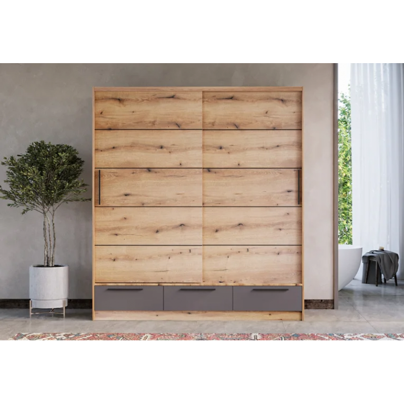Гардероб Laro 150 cm с плъзгащи врати